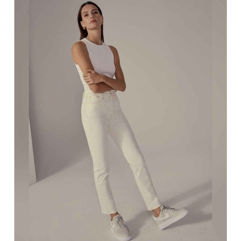 Favorite Daughter “The Erin” High Rise Straight Leg jeans In Topanga Size 25